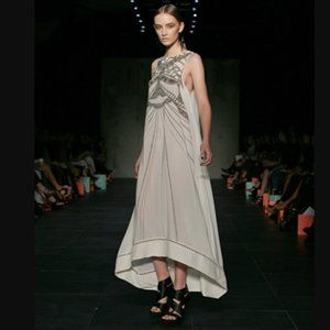 Manning Cartell Maxi dress McQueen-inspired Anthro